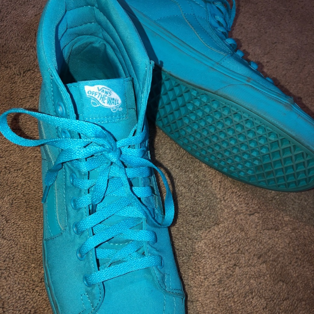 blue high top vans